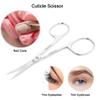 ZIZZLON Cuticle Scissors Extra Fine Curved, Professional Stainless Steel Nail Scissors for Precision Cuticle & Grooming Work, 3.74 inches, 1 Pc view 3
