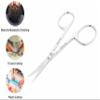 ZIZZLON Cuticle Scissors Extra Fine Curved, Professional Stainless Steel Nail Scissors for Precision Cuticle & Grooming Work, 3.74 inches, 1 Pc view 4