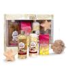 Freida & Joe Spa Bath and Body Gift Basket for Women- Coconut Bath shower, Coconut Scent Body Skincare Collection Gifts for Mom, Wife, Girlfriend view 3