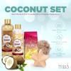 Freida & Joe Spa Bath and Body Gift Basket for Women- Coconut Bath shower, Coconut Scent Body Skincare Collection Gifts for Mom, Wife, Girlfriend view 4
