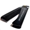 Badass Beard Care 2-IN-1 Folding Ox Horn Comb with Stainless Steel Body and Genuine Leather Protective Case view 3