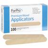 ForPro Professional Collection Premium Wood Applicators, Non-Sterile, Hair Removal Waxing Sticks, Large, 6 L x .75 W, 100-Count (Pack of 6) view 2