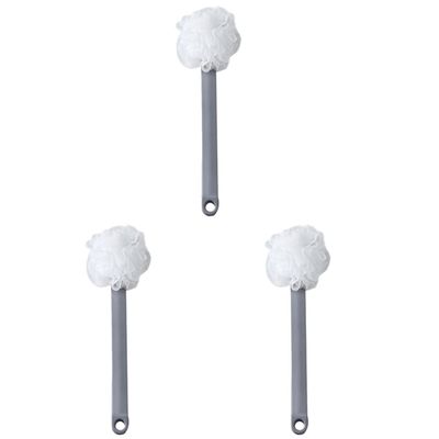 3 pcs Bath Brush Bath Brush Body Sponge Body loofah Bath Sponge Bathing Cleaning Durable Bath Long Handle Shower Massager Soft Bath net