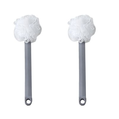 Alipis 2pcs Ergonomic Bath Brush Long Handle Back Brush Shower Scalp Scrubber Body Cleaning Skin Health
