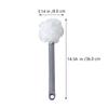 Alipis 2pcs Ergonomic Bath Brush Long Handle Back Brush Shower Scalp Scrubber Body Cleaning Skin Health view 4