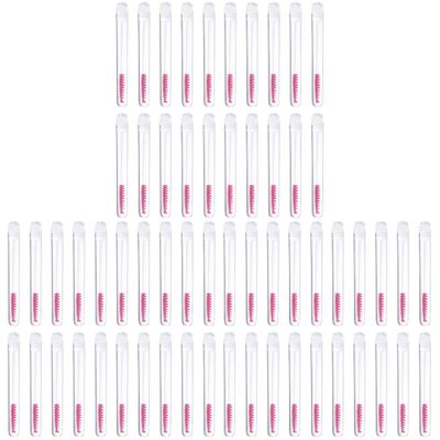 FRCOLOR 60pcs Eyelash Brush Tubes Empty Mascara Containers with Wands for Lash Makeup Eyelash Applicator Tool for Travel and Daily Use