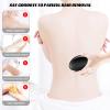 Crystal Hair Eraser, Crystal Hair Removal Painless Exfoliation, Crystal Hair Eraser for Women, Magic Hair Remover Tool for Arms Legs, Portable Mild Hair Remover, Reusable - Blue view 3