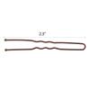 Tbestmax 300 Hair Bun Bobby Pins U Shaped Pin Hair Grips to Clip Ballet Hair Net for Women 6 CM/2.3 Inch Brown view 2