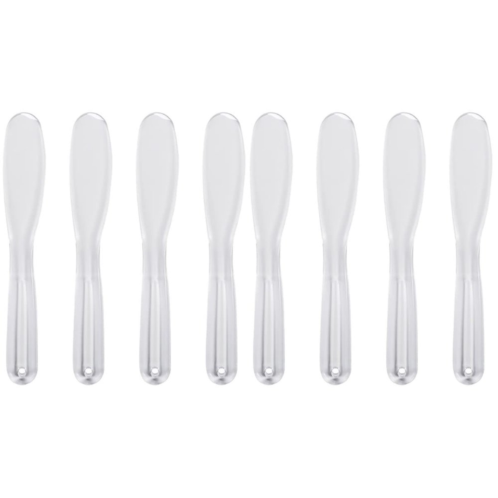 FRCOLOR 8pcs Face Mask Applicator Tool for Mask Skincare Brush for Face Application Plastic Makeup Spatula