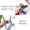Big Hair Claw Clips Large Matte Butterfly Hair Clips 5.1" Oversize Hair Clip for Long Thick Hair Barrette Accessories for Women's and Girl's 4 PCS view 3