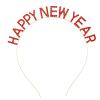 Apone Fatu Sparkly Rhinestone New Year Tiara Headband - Women's Party Hair Accessory (Red) view 1