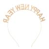 Apone Fatu Sparkly Rhinestone New Year Tiara Headband - Women's Party Hair Accessory (Red) view 3