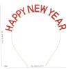 Apone Fatu Happy New Year Headband Tiara, Women's Sparkly Rhinestone Tiara for New Year's Eve Party Hair Accessory (Rose Gold) view 4