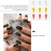 FRCOLOR 27pcs Nail Art Dotting Rhinestones Picker Wax Replacement Tips Easy to Use Pen Tips for Nail Design for Salon Personal Use view 3