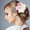 BBTO 21 Pcs Flower Hair Clip Rose Hair Clips Barrettes for Women Flower Accessories Boho Bride Claw Clip Hairpin Brooch Pin Headpiece for Wedding(Pink, White) view 2
