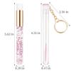 24Pcs Eyelash Extension Aftercare Kits - 12pcs Lash Shampoo Brush Nose Blackhead Facial Cleaning Brush 12PCS Tube Mascara Wands Spoolie Brush (crystal #1) view 3