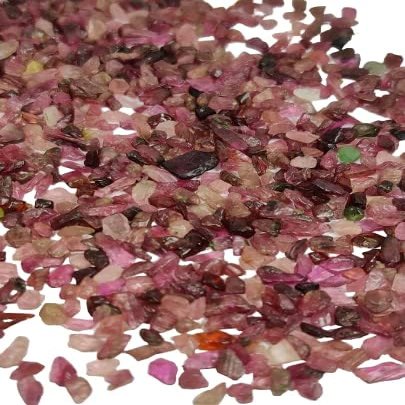 10 Gram Natural Tiny Multi Tourmaline Rough Gemstone/Multi Tourmaline Raw/Loose Rough/Healing crystals/Tourmaline Mix/2-4 mm/over 400 pieces By Krishiv Exports (20 grams)