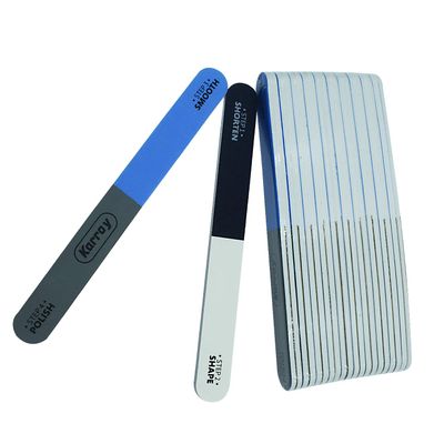 Karroy Nail File and Buffer for Natural Nails Dual Sided 4 Steps Shorten-Shape-Smooth-Polishing Nail Tools 20pcs