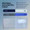 Karroy Nail File and Buffer for Natural Nails Dual Sided 4 Steps Shorten-Shape-Smooth-Polishing Nail Tools 20pcs view 4