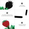 ABOOFAN 6 Pcs Strawberry Headband Luau Party Headband Strawberry Hat Novelty Head Bopper Costumes for Girls Xmas Headwear Fruit Party Supplies Hair Flowers Miss Felt Cloth Spring Clothes view 4