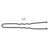 Tbestmax 300 Hair Bun Bobby Pins U Shaped Pin Hair Grips to Clip Ballet Hair Net for Women 6 CM/2.3 Inch Black view 2