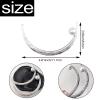 2 PACK Flower Hair Stick Crescent Barrette Pearl Hair Fork Hair Accessories for Women, Girls, and Bridal Headwear Styling view 2