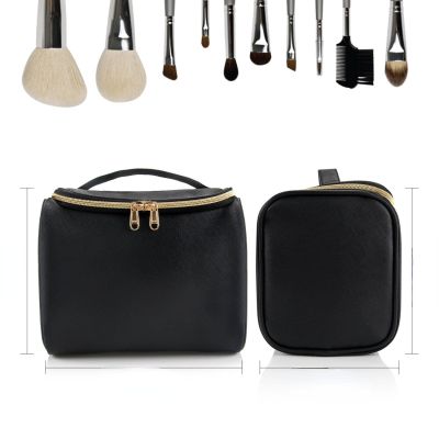 Fhdisfnsk Carry-on Large Capacity Makeup Bag can be Inserted into The Brush Beauty Bag Multi-Function Storage Bag Bag Out of The Portable Black