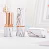AKOAK 2 Pieces Marble Lipstick Tube - Empty Lip Gloss Tube, Inner Diameter 12.1 mm Cosmetics Container DIY Lipstick Box view 2