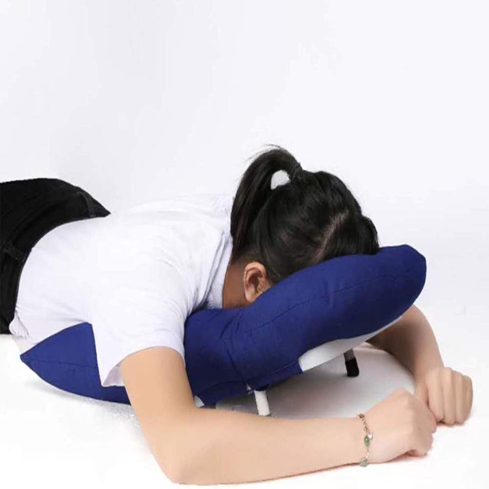 DRATIE Face Down Pillow After Eye Surgery Retinal Detachment Surgery Recovery Equipment Sleeping Face Pillow Face Down Massage Kit Eye Surgery Use
