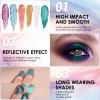 FOCALLURE Chameleon Cream Eyeshadow,Intense Color Shifting Creamy Eye Shadows,Highly Pigmented Metallic,Shimmer,Multi-Reflective Finishes,Sirens Whispers view 4