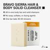 Bravo Sierra Body and Hair Mens Soap Bar, 2-Pack - All-In-One Shampoo & Soap for Face, Hair & Body - Citrus & Cedarwood, 7 oz - Coconut, Shea Butter & Oat Flour for Soft Skin & Healthy Hair view 2