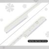 10 Pieces Eyebrow Razor for Women Facial Shaver Razor Brow Shaper Eyebrow Trimmer Dermaplaner Shaping Tool with Cover (White) view 3