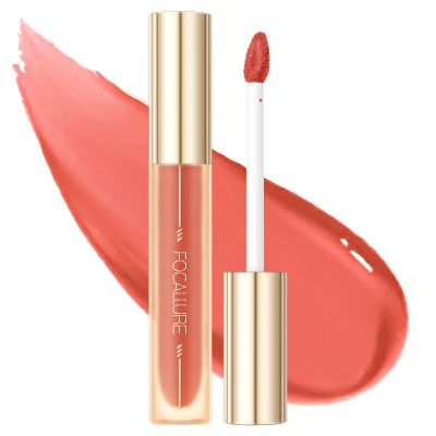FOCALLURE Glasting Water lip Tint,Non-Sticky Long Lasting Liquid Lipstick,High Shine,Vivid 16 Colors,Glossy Finish Lipgloss for Daily Use