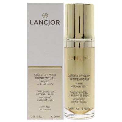 Lancior Paris Timeless Gold Lift Eye Cream - Fights Against The Signs Of Aging Around The Eyes - Helps Skin Regain Suppleness - Brightens And Opens Up Eye Area - Highly Effective Ingredients - 0.7 Oz