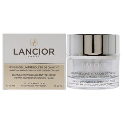 Lancior Diamond Powder Illuminating Scrub - Helps To Eliminate Dead Cells And Excess Sebum - Gently Purifies And Cleanses Skin - Leaves Complexion Luminous And Healthy - Natural Ingredients - 1.7 Oz