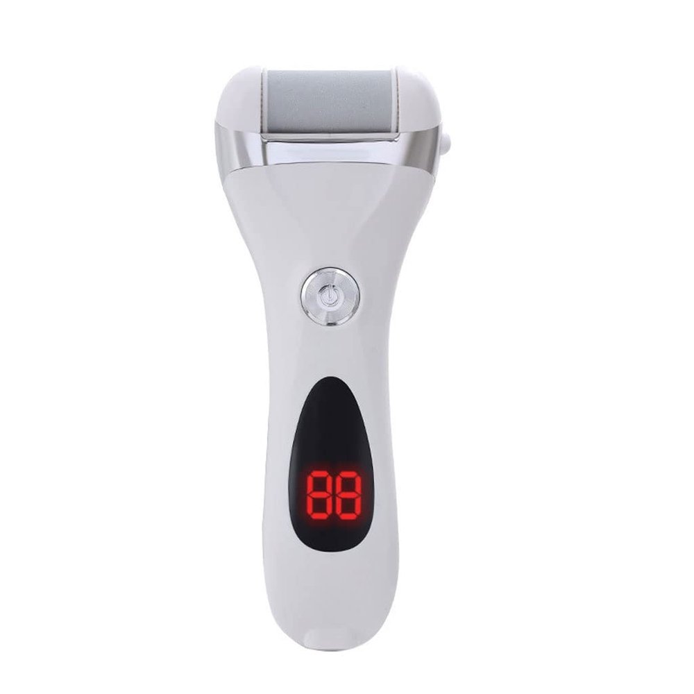 Feiyx Electric Foot SharpenerFull Body Washing Electric Foot Sharpener,Foot File Electric Hard Skin Remover,USB Rechargeable Foot Care Tool (Color : White)