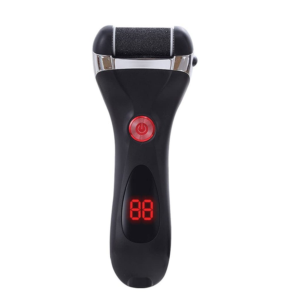 Feiyx Electric Foot SharpenerFull Body Washing Electric Foot Sharpener,Foot File Electric Hard Skin Remover,USB Rechargeable Foot Care Tool (Color : Black)