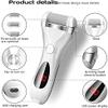 Feiyx Electric Foot SharpenerFull Body Washing Electric Foot Sharpener,Foot File Electric Hard Skin Remover,USB Rechargeable Foot Care Tool (Color : Black) view 3