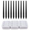 10pcs Black Disposable Microblading Pen Tool with 18U Blades 0.18mm and 30pcs Disposable Tattoo Pigment Tray Microblading Kit (Set 2) view 1