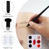 10pcs Black Disposable Microblading Pen Tool with 18U Blades 0.18mm and 30pcs Disposable Tattoo Pigment Tray Microblading Kit (Set 2) view 3