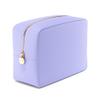 Embla Makeup Bag Travel Cosmetics Pouch and Toiletry Bag, Nylon Zipper Pouch Purse, Cute Make Up Organizer Storage Tote for Women Girls, Waterproof Travel Skincare Case, Large Makeup Bags, Lilac view 1