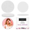 TiwinTi 60 Count Compressed Facial Sponges - Natural Wood Pulp Round Esthetician Face Sponges for Cleansing, Daily Face Washing, Exfoliating Makeup, and Mask Removal (White) view 3
