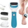 JYYBN Foot Grinder, Electric Callus Remover Foot Scrubber, Remover Pedicure Tools for Feet Electronic Callus Shaver Pedicure kit for Cracked Heels and Dead Skin with 2 Roller Heads view 3
