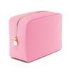 Embla Makeup Bag Travel Cosmetics Pouch and Toiletry Bag, Nylon Zipper Pouch Purse, Cute Make Up Organizer Storage Tote for Women Girls, Travel Skincare Case, Large Makeup Bags, Flamingo Pink view 1