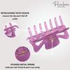 Parcelona French Classic Medium 3" Celluloid No Slip Grip Covered Spring Jaw Hair Claw Durable Styling Hair Accessories Women Strong Hold Girls Hair Claw Clips, Made in France (Light Purple) view 3
