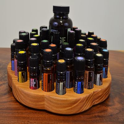 Wooden Essential Oil Holder