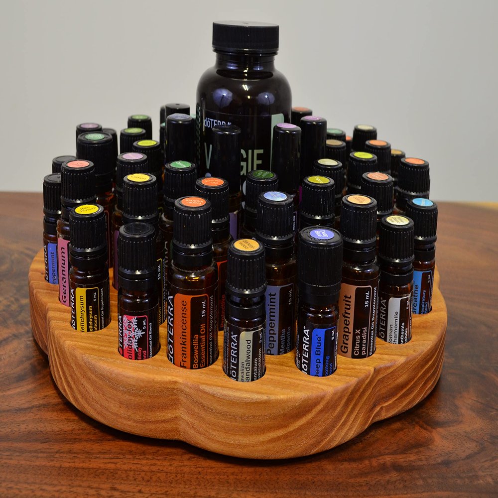 Wooden Essential Oil Holder