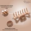 Parcelona French Classic Medium 3" Celluloid No Slip Grip Covered Spring Jaw Hair Claw Durable Styling Hair Accessories Women Strong Hold Girls Hair Claw Clips, Made in France (Blush Pink) view 3