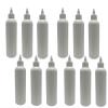 Natural Farms 8 oz White Cosmo Plastic Bottles -12 Pack Empty Bottle Refillable - BPA Free - Essential Oils - Aromatherapy | White Twist Top Caps - Made in the USA view 1