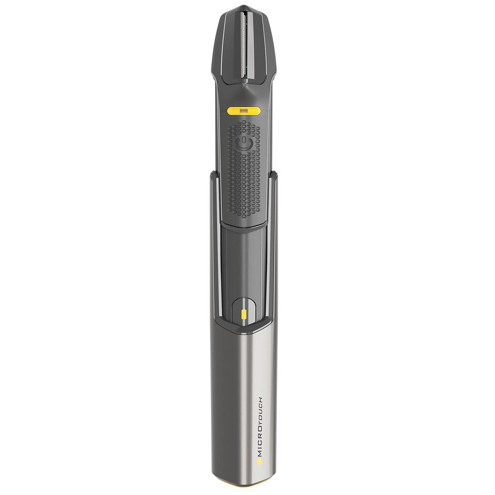 Microtouch Trim PRO, Rechargeable Lighted Hair Cutting Tool and Body Groomer, Black